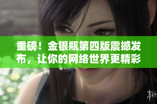 重磅！金银瓶第四版震撼发布，让你的网络世界更精彩