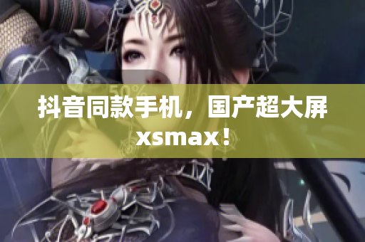 抖音同款手机，国产超大屏xsmax！