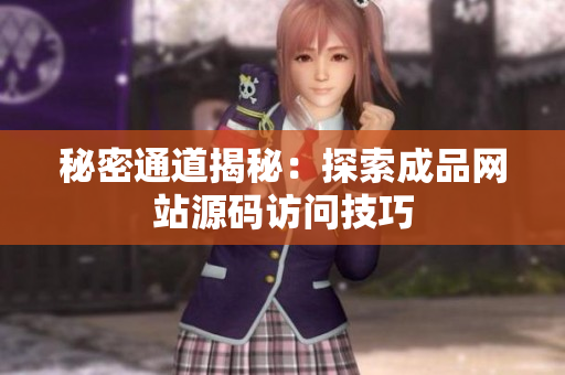 秘密通道揭秘：探索成品网站源码访问技巧