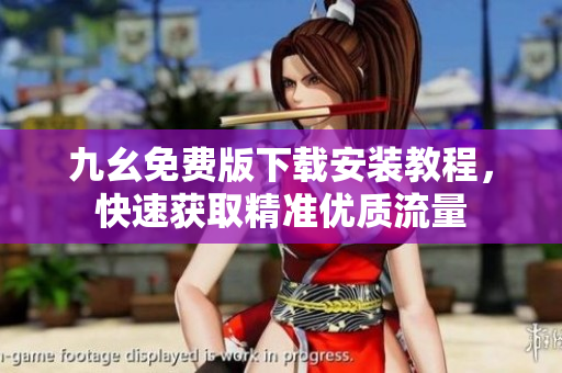 九幺免费版下载安装教程，快速获取精准优质流量