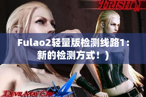 Fulao2轻量版检测线路1：新的检测方式！)