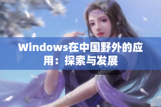 Windows在中国野外的应用：探索与发展