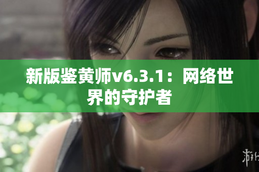 新版鉴黄师v6.3.1：网络世界的守护者