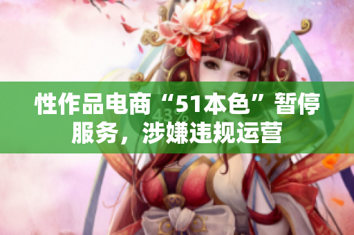 性作品电商“51本色”暂停服务，涉嫌违规运营