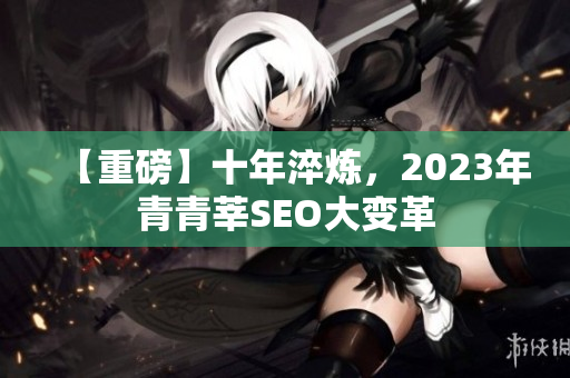 【重磅】十年淬炼，2023年青青莘SEO大变革