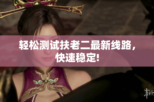 轻松测试扶老二最新线路，快速稳定!