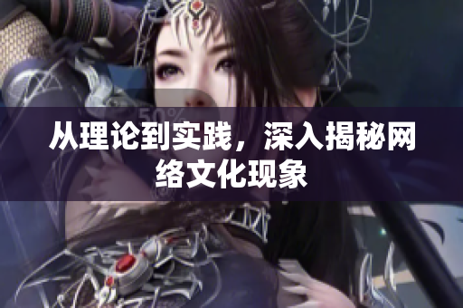 从理论到实践，深入揭秘网络文化现象
