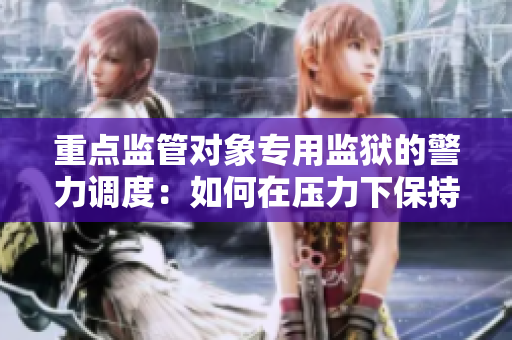 重点监管对象专用监狱的警力调度：如何在压力下保持安全？