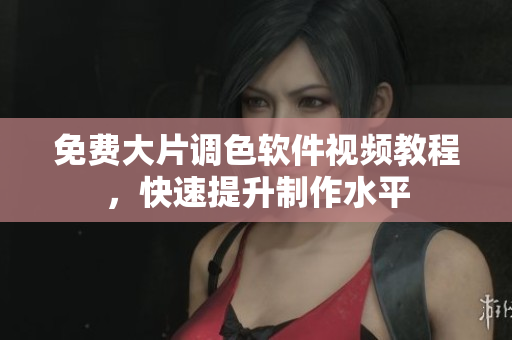 免费大片调色软件视频教程，快速提升制作水平