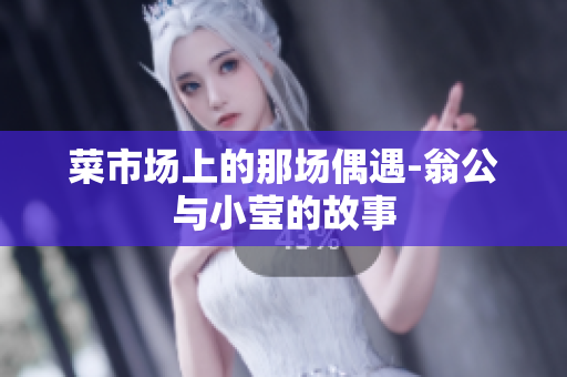 菜市场上的那场偶遇-翁公与小莹的故事