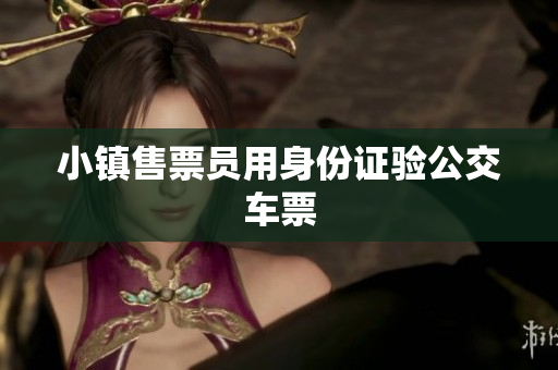 小镇售票员用身份证验公交车票