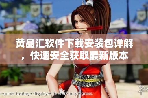 黄品汇软件下载安装包详解，快速安全获取最新版本