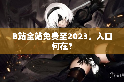 B站全站免费至2023，入口何在？