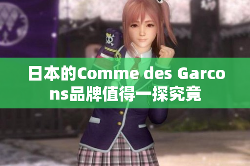 日本的Comme des Garcons品牌值得一探究竟