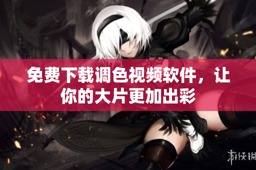 免费下载调色视频软件，让你的大片更加出彩