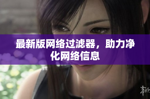 最新版网络过滤器，助力净化网络信息