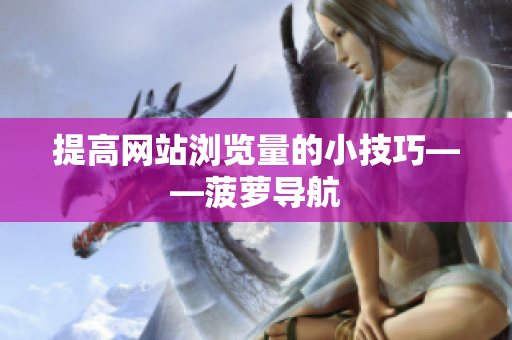 提高网站浏览量的小技巧——菠萝导航
