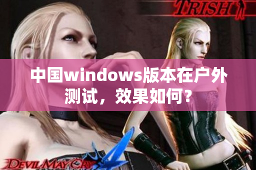 中国windows版本在户外测试，效果如何？