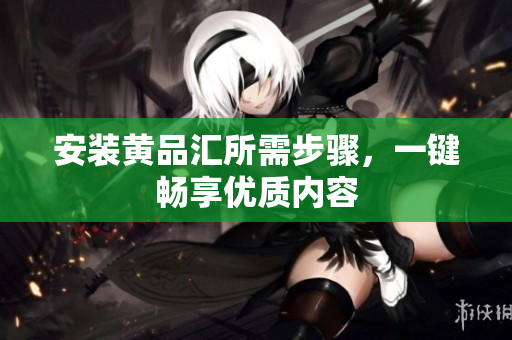安装黄品汇所需步骤，一键畅享优质内容