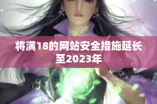 将满18的网站安全措施延长至2023年