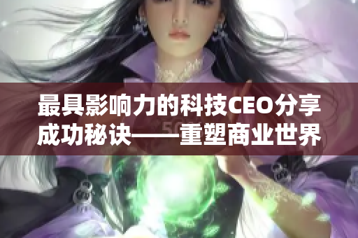 最具影响力的科技CEO分享成功秘诀——重塑商业世界