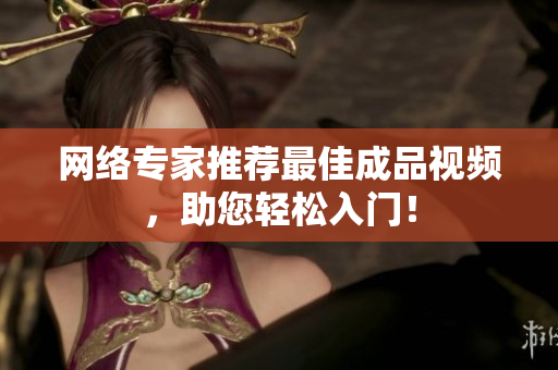 网络专家推荐最佳成品视频，助您轻松入门！