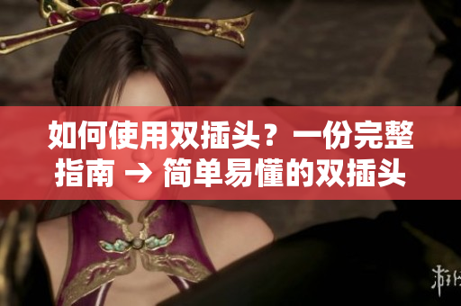 如何使用双插头？一份完整指南 → 简单易懂的双插头使用指南