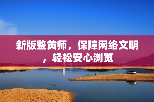 新版鉴黄师，保障网络文明，轻松安心浏览