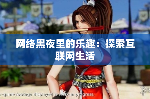 网络黑夜里的乐趣：探索互联网生活