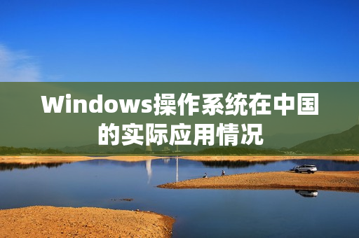 Windows操作系统在中国的实际应用情况
