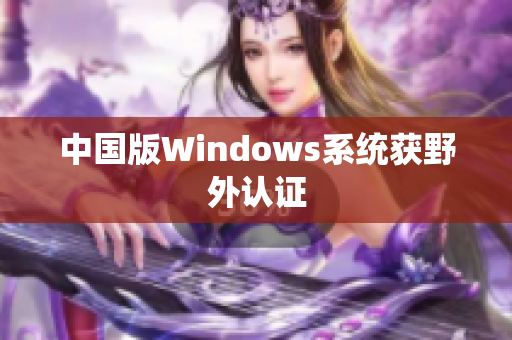 中国版Windows系统获野外认证