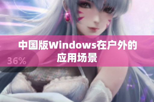 中国版Windows在户外的应用场景