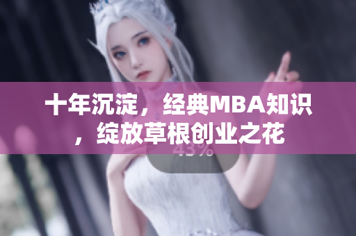 十年沉淀，经典MBA知识，绽放草根创业之花