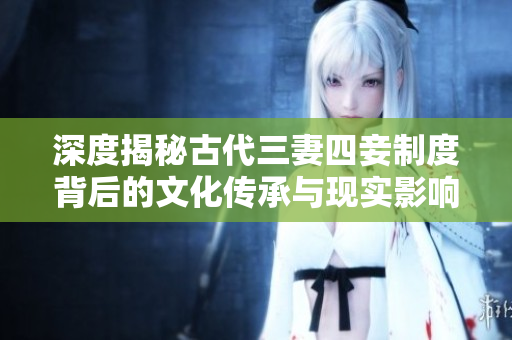 深度揭秘古代三妻四妾制度背后的文化传承与现实影响