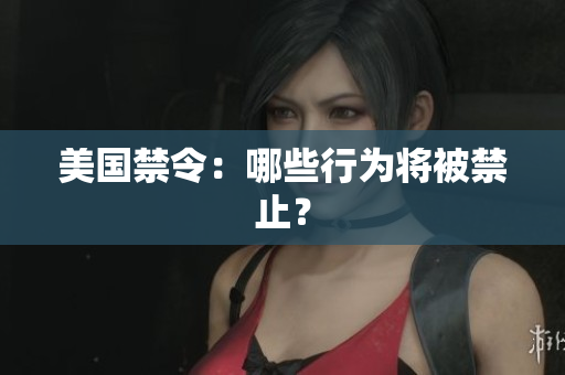 美国禁令：哪些行为将被禁止？