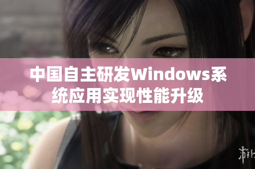 中国自主研发Windows系统应用实现性能升级