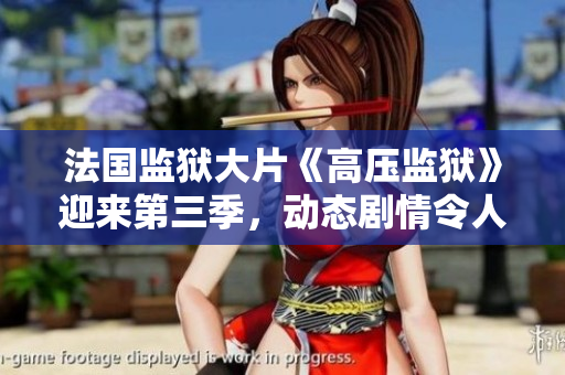 法国监狱大片《高压监狱》迎来第三季，动态剧情令人期待