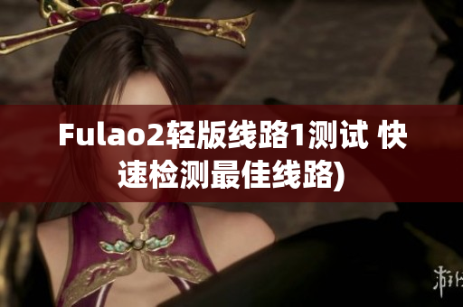 Fulao2轻版线路1测试 快速检测最佳线路)
