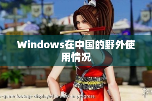 Windows在中国的野外使用情况