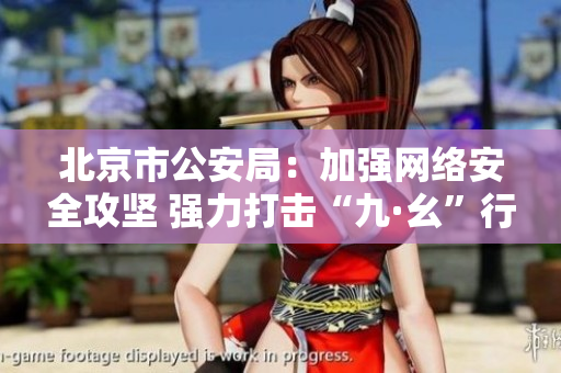 北京市公安局：加强网络安全攻坚 强力打击“九·幺”行动