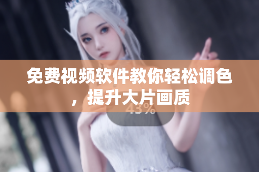 免费视频软件教你轻松调色，提升大片画质