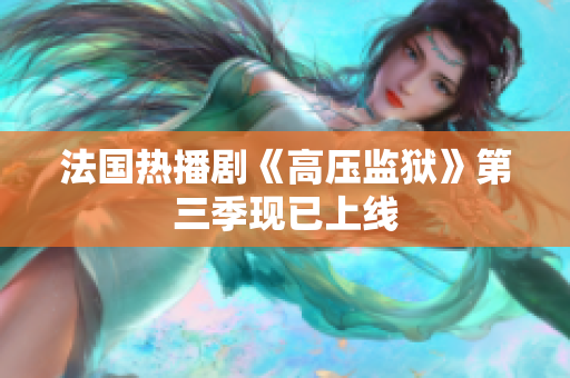 法国热播剧《高压监狱》第三季现已上线