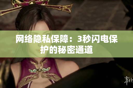 网络隐私保障：3秒闪电保护的秘密通道