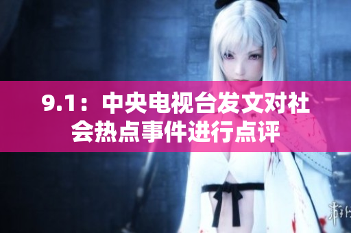 9.1：中央电视台发文对社会热点事件进行点评