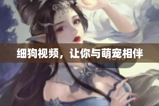 细狗视频，让你与萌宠相伴