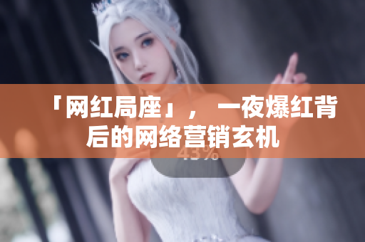 「网红局座」， 一夜爆红背后的网络营销玄机