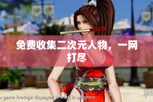 免费收集二次元人物，一网打尽