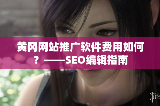 黄冈网站推广软件费用如何？——SEO编辑指南