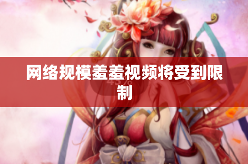 网络规模羞羞视频将受到限制