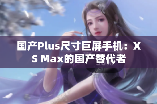 国产Plus尺寸巨屏手机：XS Max的国产替代者